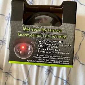 Fake Security Camera with Red Light